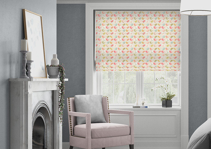 Birds, Multi - Roman Blind - Image 3